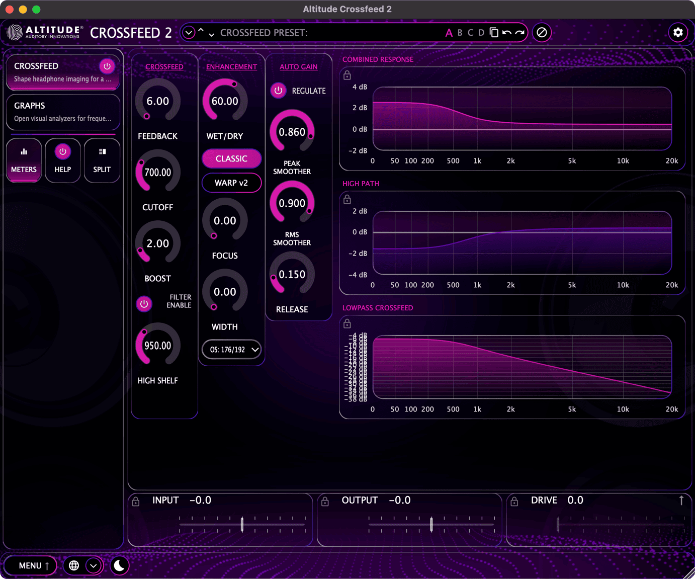 Standalone Crossfeed - Response graphs