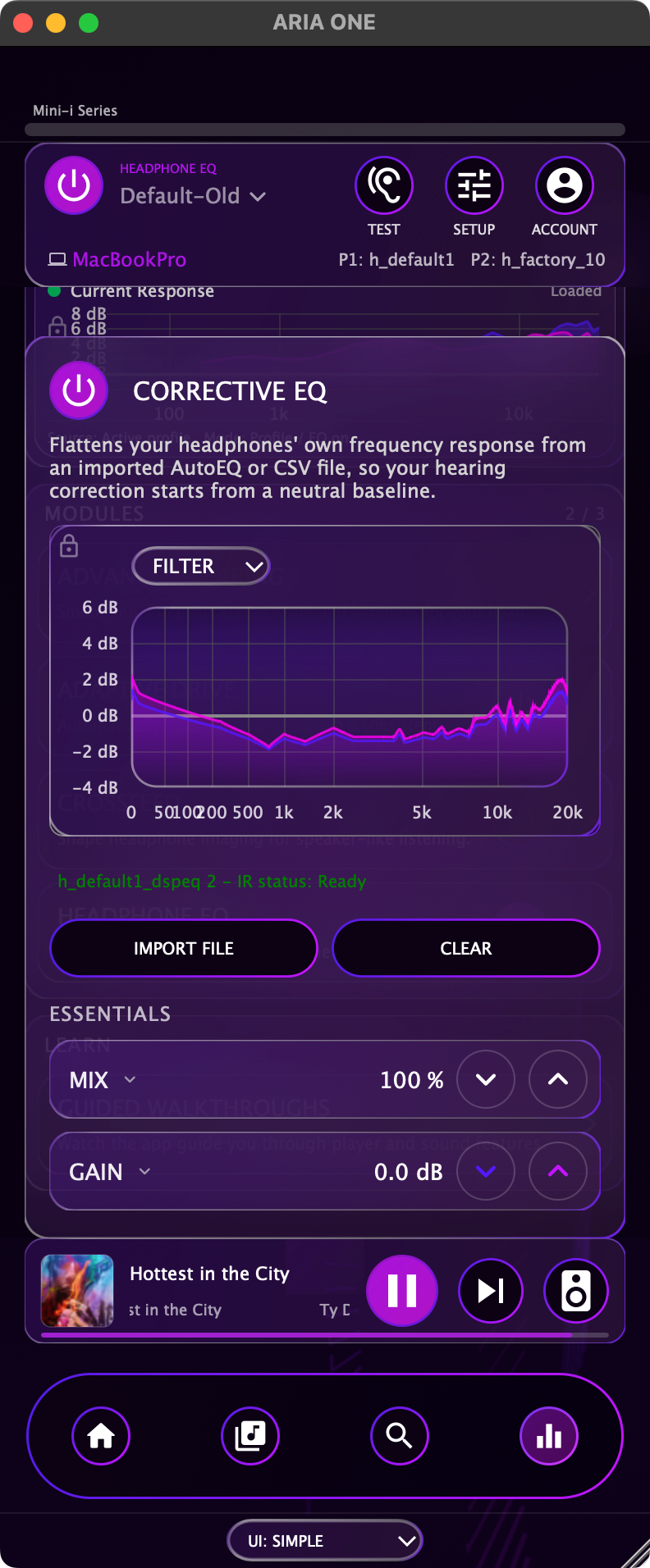 Corrective EQ sheet