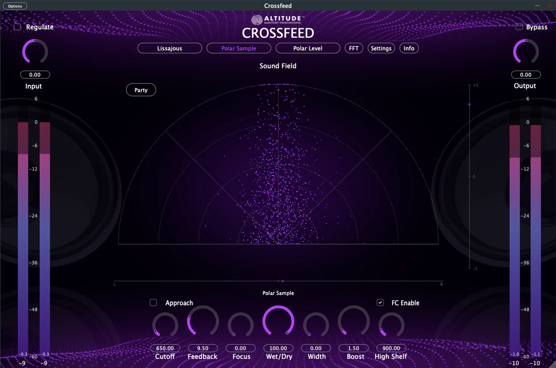 Crossfeed Polar Sample View - Large