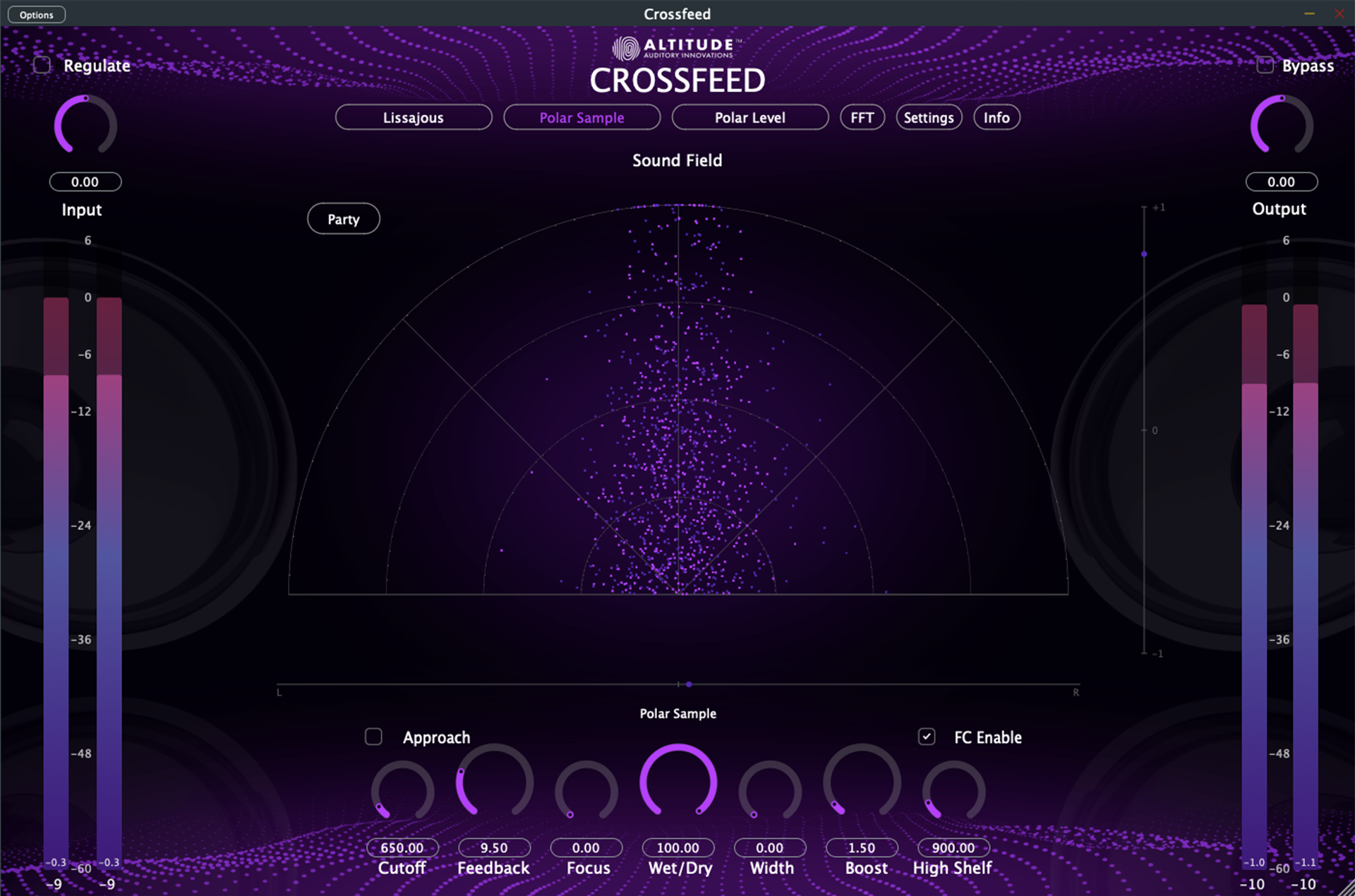 Crossfeed Polar Sample View - Large