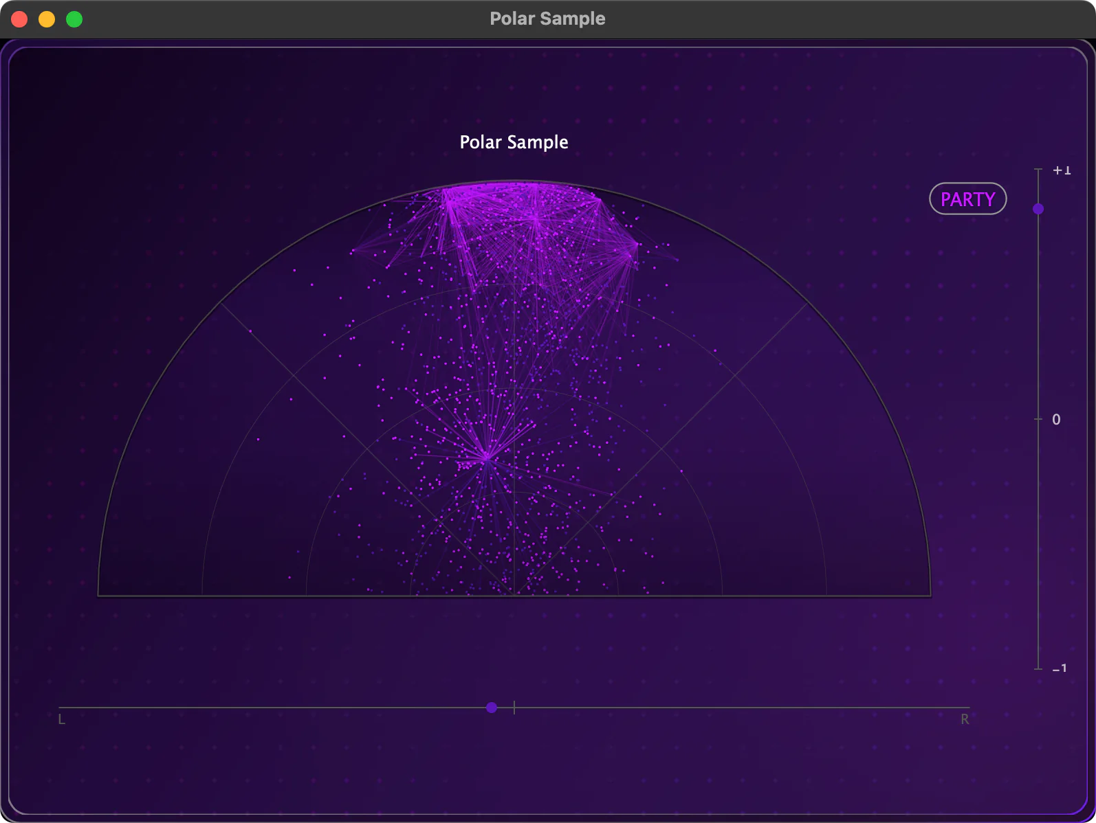 Crossfeed 2 standalone Polar Sample window